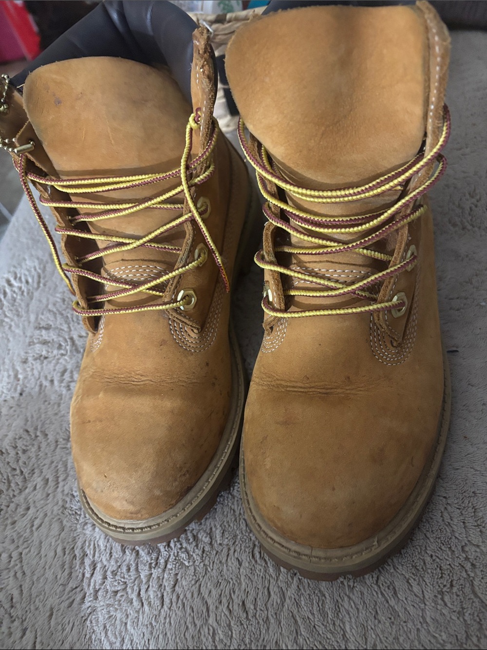 Timberland Kids Wheat Brown Work Boots 3/15